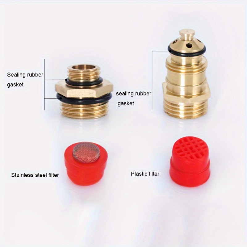 Spray Nozzle Misting Nozzle Brass Atomizing Spray Fitting - Temu