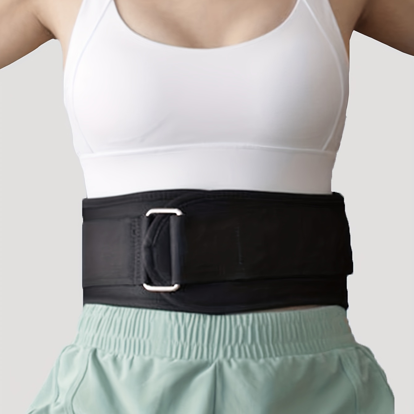 Heavy Duty Weight Lifting Belt Adjustable Back Support Tummy