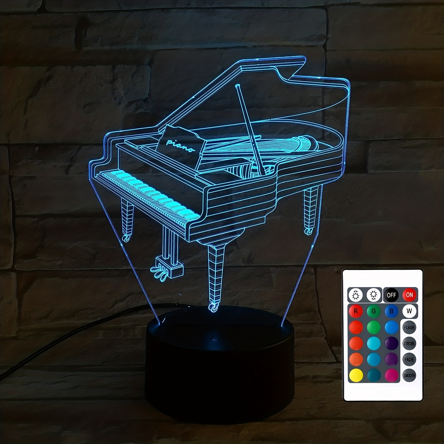 Pianos design plexiglas & lumière - La Mi du Piano