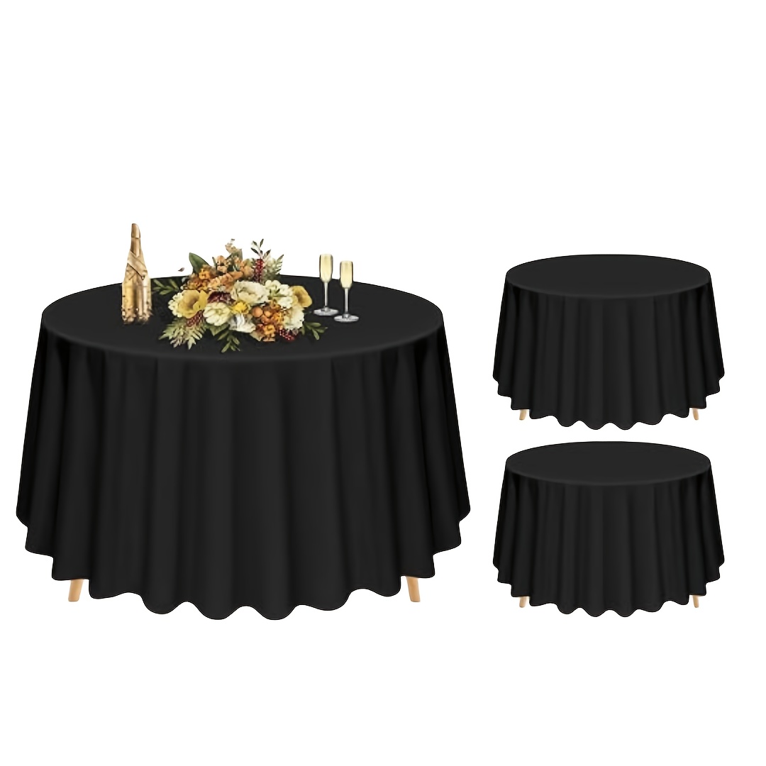 Disposable Table Cover: Durable Plastic Indoor/Outdoor Tablecloth