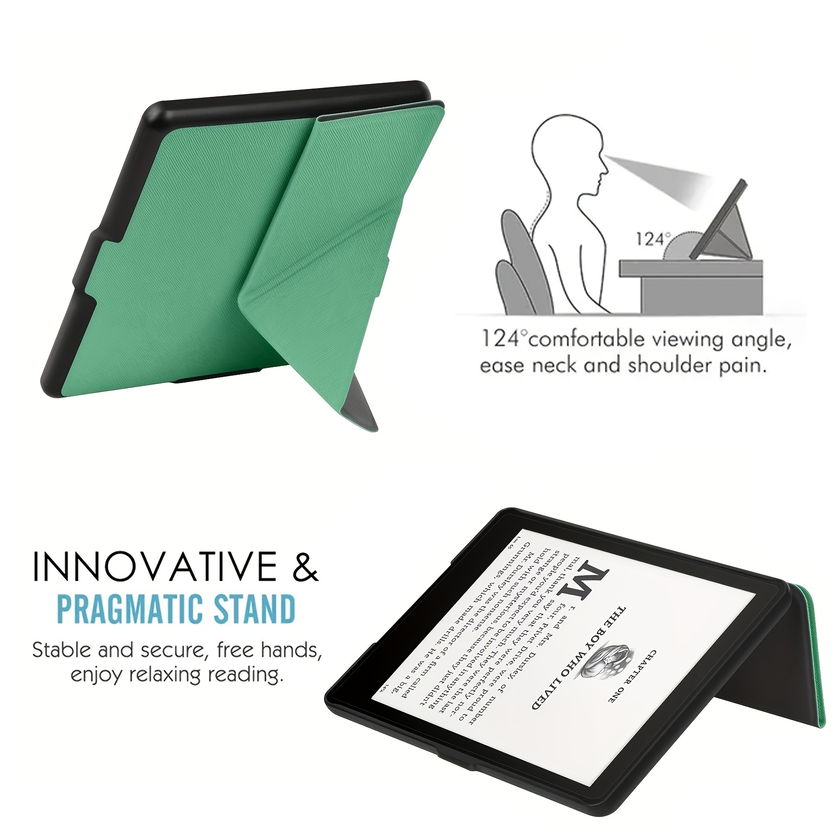 OLAIKE Étui en Cuir pour Kindle Paperwhite 11e génération, 2021-étui avec  Fonction Veille/réveil Compatible avec  New Kindle Paperwhite (11e  génération - modèle 2021),Le Surf à Kanagawa : : High-Tech