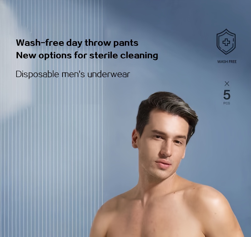 Men's Disposable Nonwoven Underwear Portable Briefs for Traveling Fitness  Hotel Spa Hospital Stays (white-35pcs,S) at  Men's Clothing store
