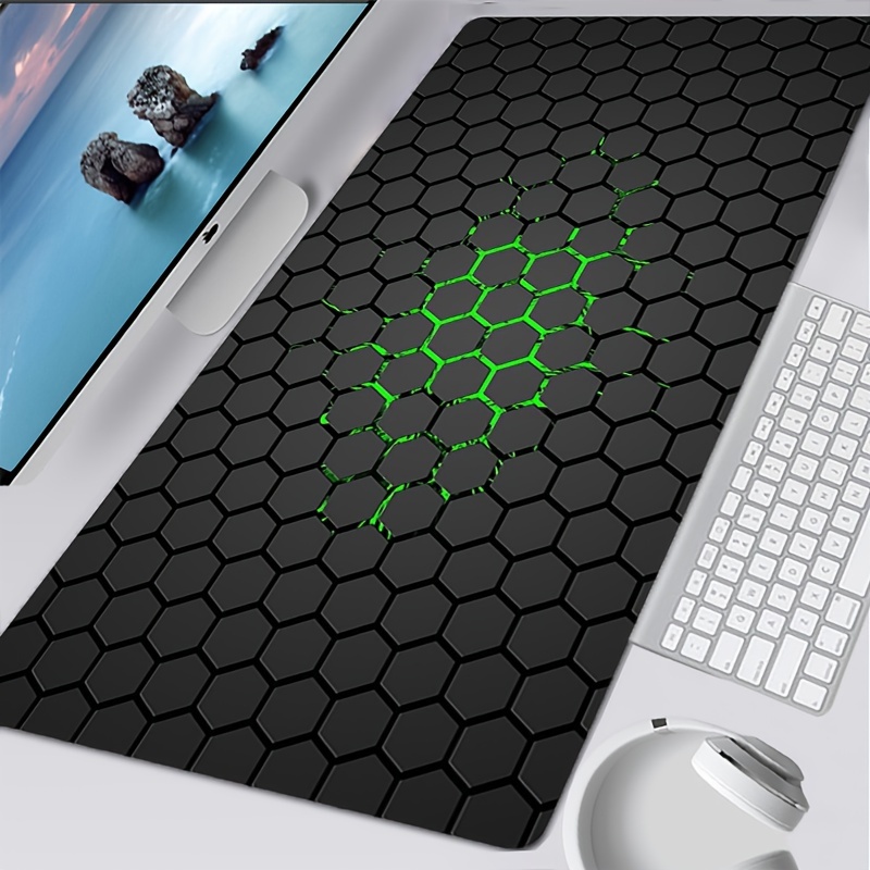 HEX Hexagon Large Mouse Pad Computer Gaming Mousepad XXL Carpet Pc Game  Accessories Keyboard Desk Mat Notebook Office Soft Mice Mats