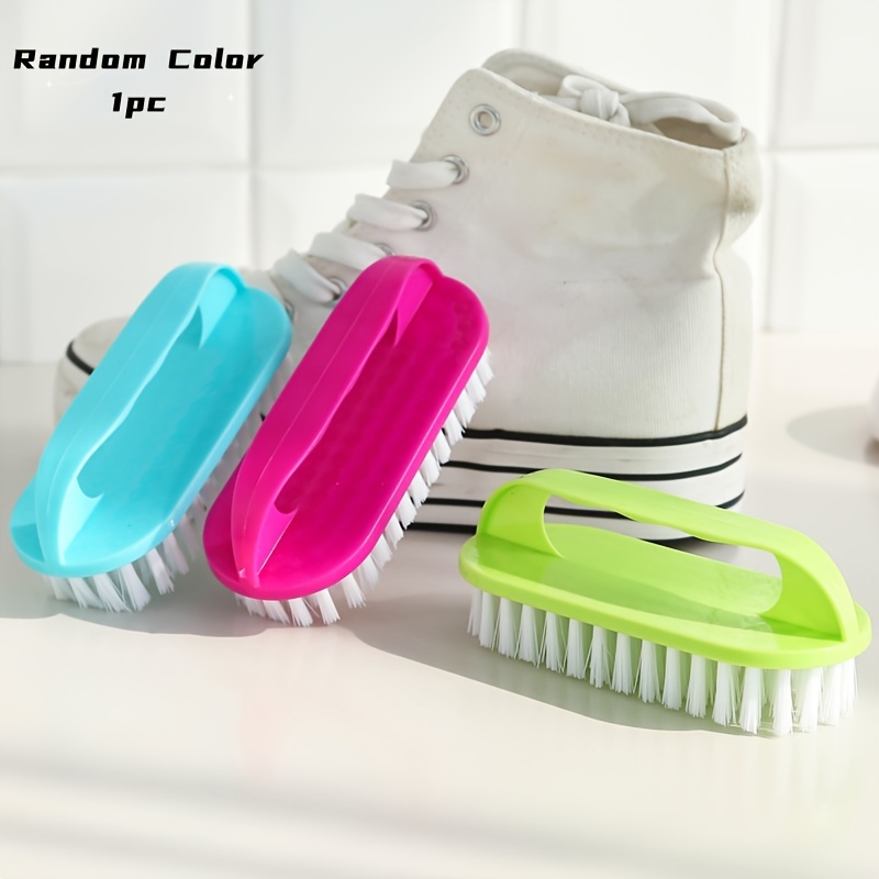 Brosse de nettoyage multifonction Portable en plastique, poils souples pour  vêtements chaussures, brosse distributeur de savon liquide, brosse à linge  pour salle de bain