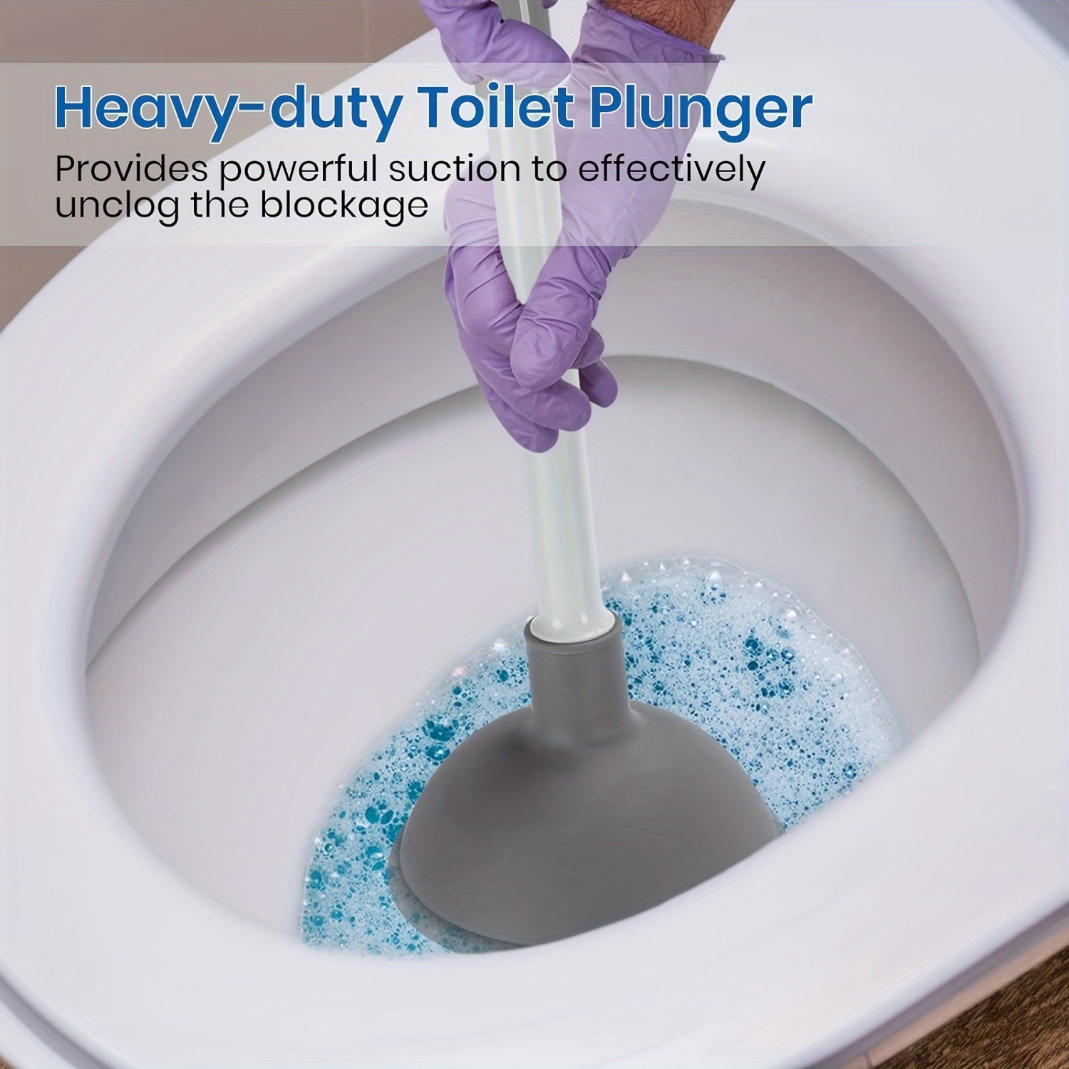 2-in-1 Toilet Plunger And Toilet Brush With Holder Set, Heavy Duty Toilet  Bowl Cleaning Dredging Tool, Bathroom Cleaning Brush, No Dead Corner, Sink  Drain Dredging Plunger, Cleaning Supplies, Cleaning Tool, Back To