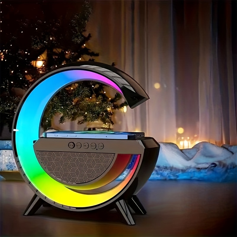 Colorful Nightlight Wireless Phone Charger Speaker Gift! - Temu