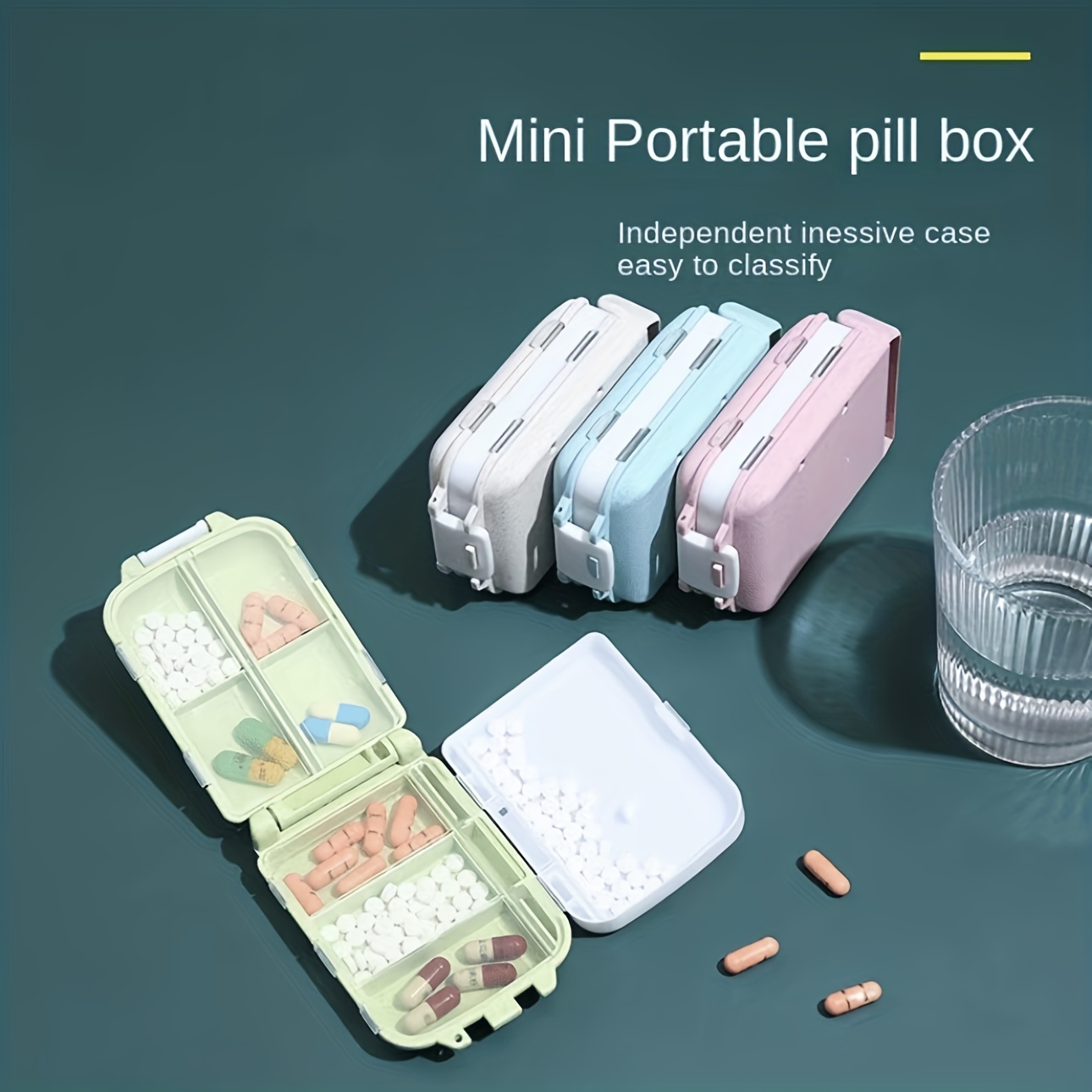 Mini Pill Organizer Intelligent Medication Reminder - Temu Philippines