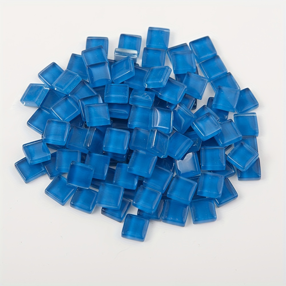 Mosaic Tiles Squares Crystal Mosaic Glass Tile For Crafts - Temu