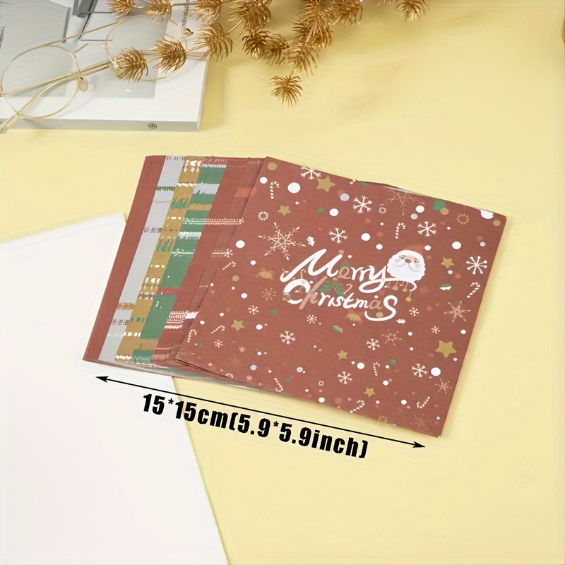 24 Sheets Winter Wonderland Scrapbooking Pads Paper Origami Art Background  Paper Card Making DIY Scrapbook Paper Craft