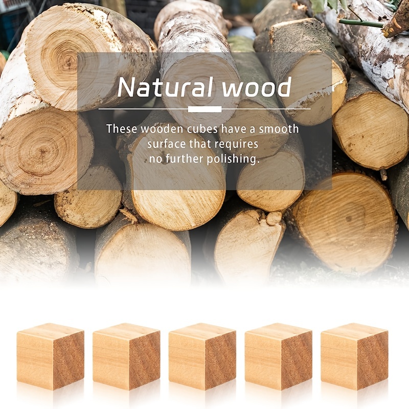 How to make store natural wooden blocks