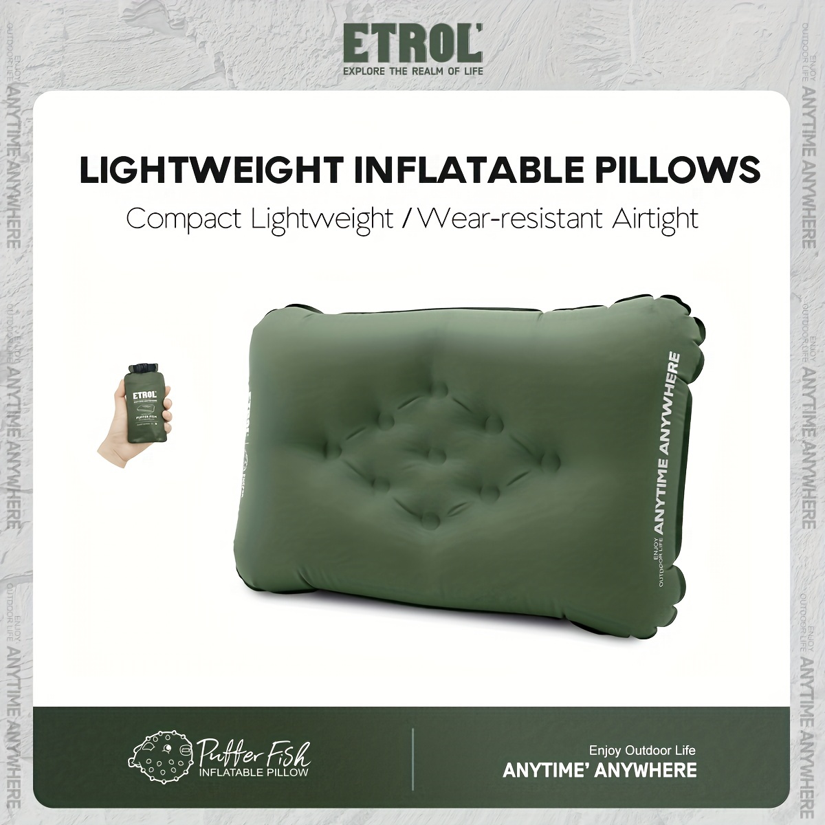 Etrol Inflatable Cushion Portable Moisture proof - Temu