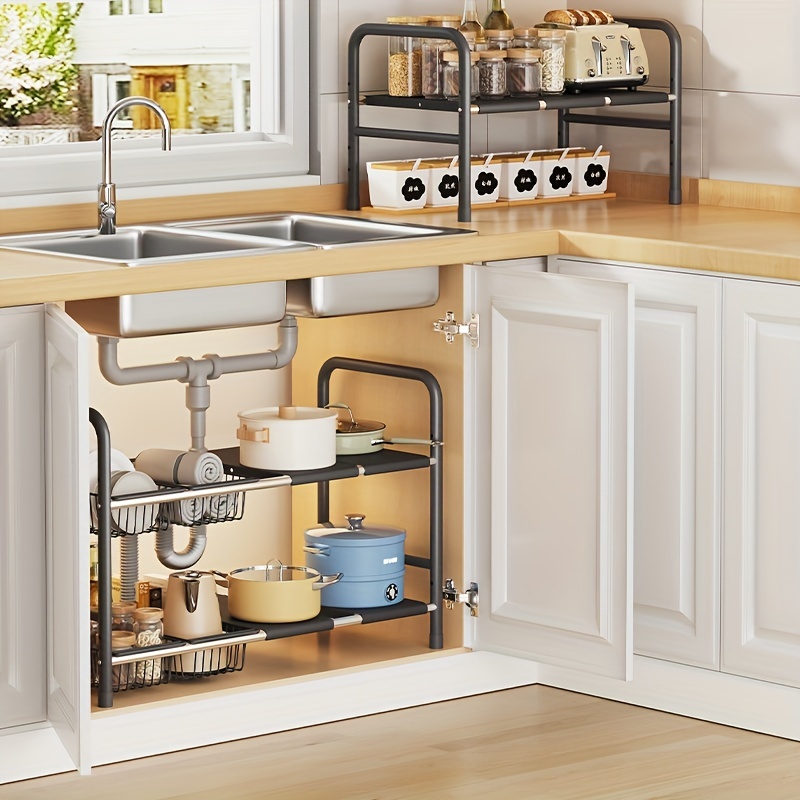 Maximize Your Kitchen Storage Space With This Stackable - Temu