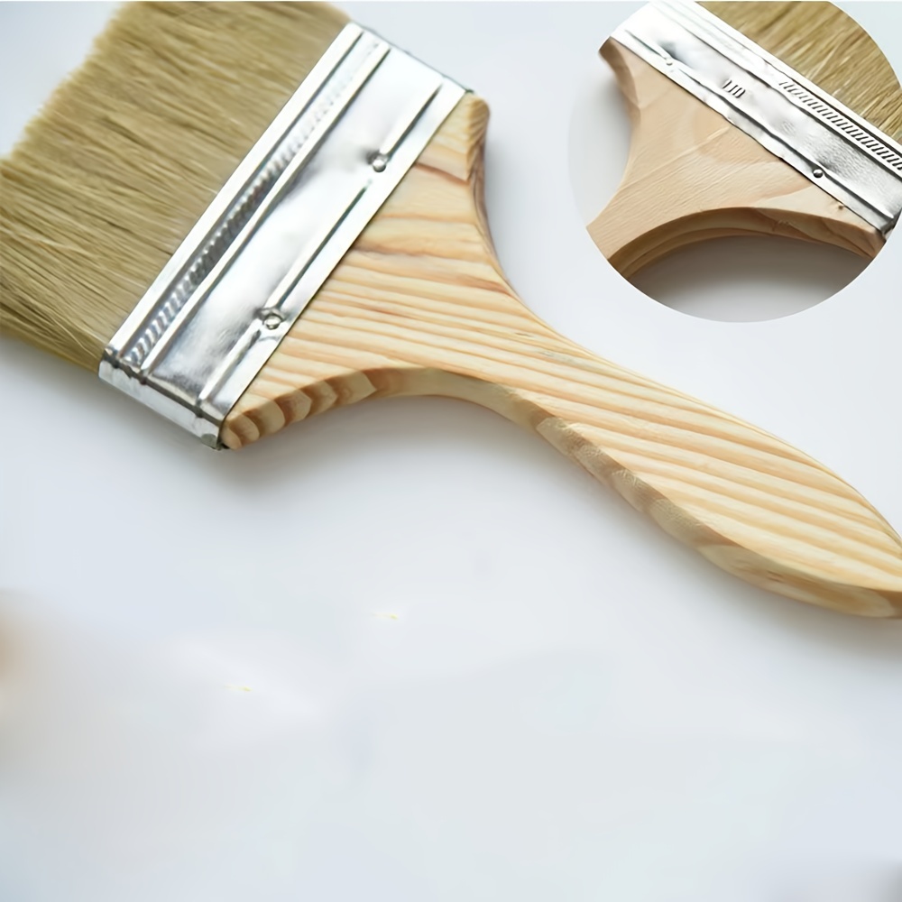 Paint Brushes With Treated Wooden Handles Professional Paint - Temu
