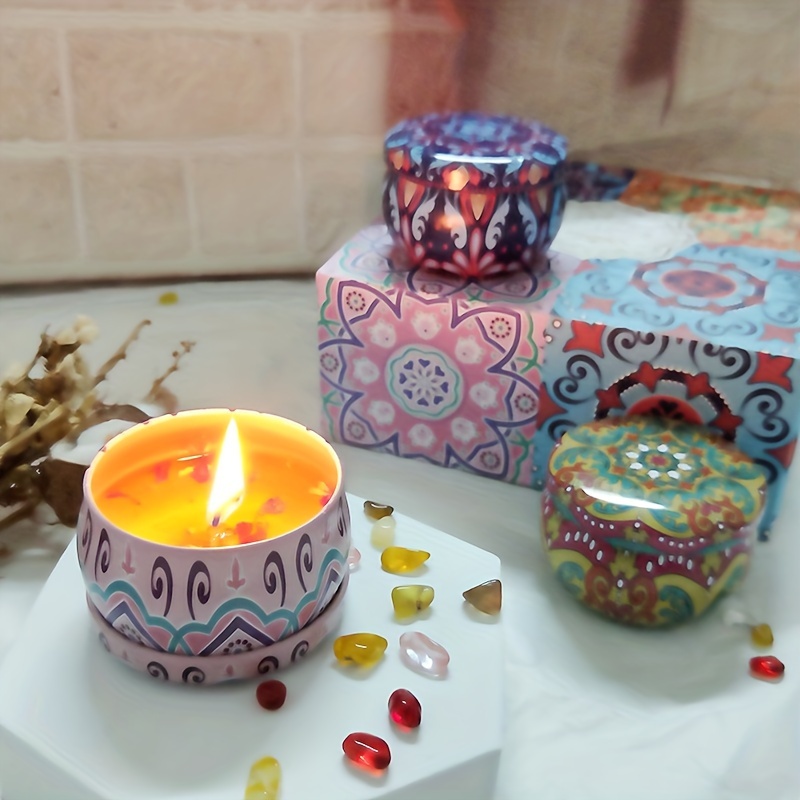 Velas aromáticas con vera de soja aroma vainilla serena