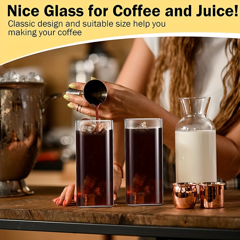 Durable Drinking Glasses [Set of 18] - Glassware Set Includes  6-17oz Highball Glasses, 6-13oz Rocks Glasses, 6-7oz Juice Glasses