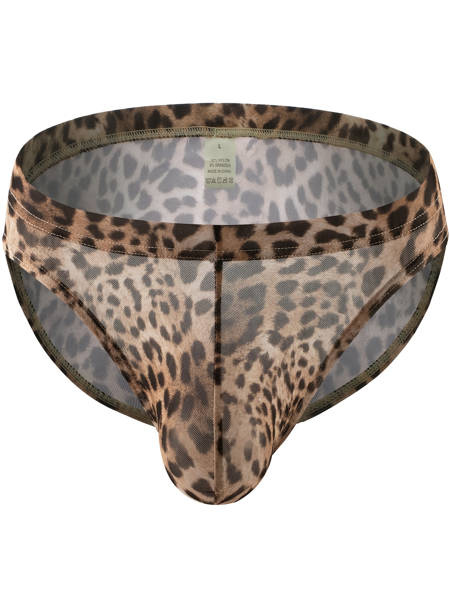 Men's Thong Underwear- Animal Prints Nylon Lycra