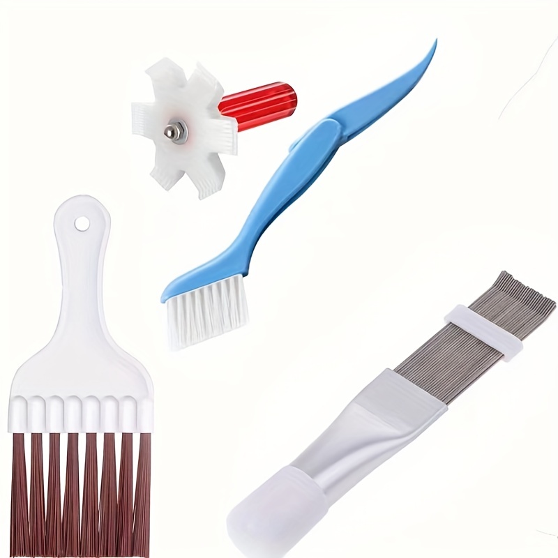 5Pcs Air Conditioner Condenser Cleaning Brush Refrigerator Coil Brush Coil  Cleaner Brush Small Whisk Brush Fin Cleaning Brush