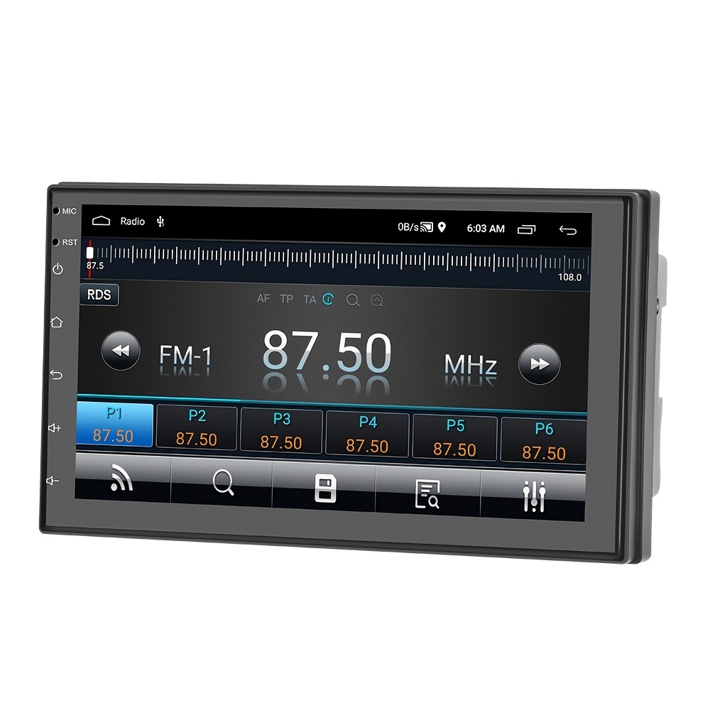 1 Din 7'' Radio Coche 2+64g/1+32g Sistema Android Wifi Gps - Temu