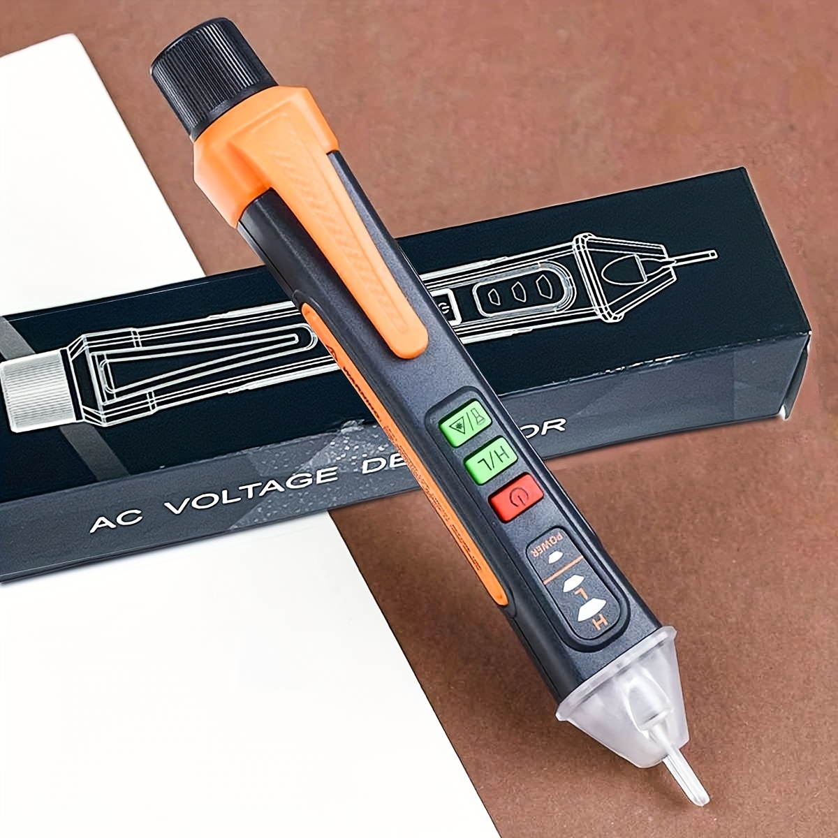 Induction de crayon de test sans contact, AC 110V, 220V, voltmètre, sonde  de tension, voltmètre, indicateur électrique, détecteur de puissance, prise