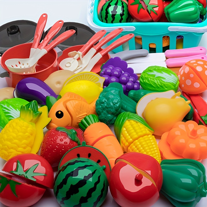 Montessori 13 Piezas, Juegos Cocina Plástico, Cuchillos/tabla  Cortar/cortadores/ - Regalo Ideal Niños - Juguetes - Temu Mexico
