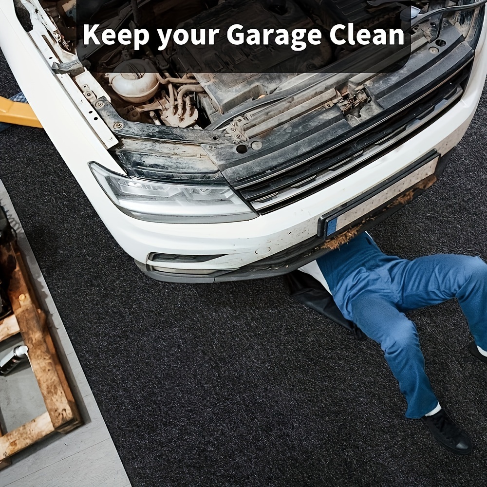 Oil Spill Mat, Garage Floor Mat Under Car,waterproof Backing Absorbent Pad  Protects Floor, Durable, Reusable(grey) - Temu