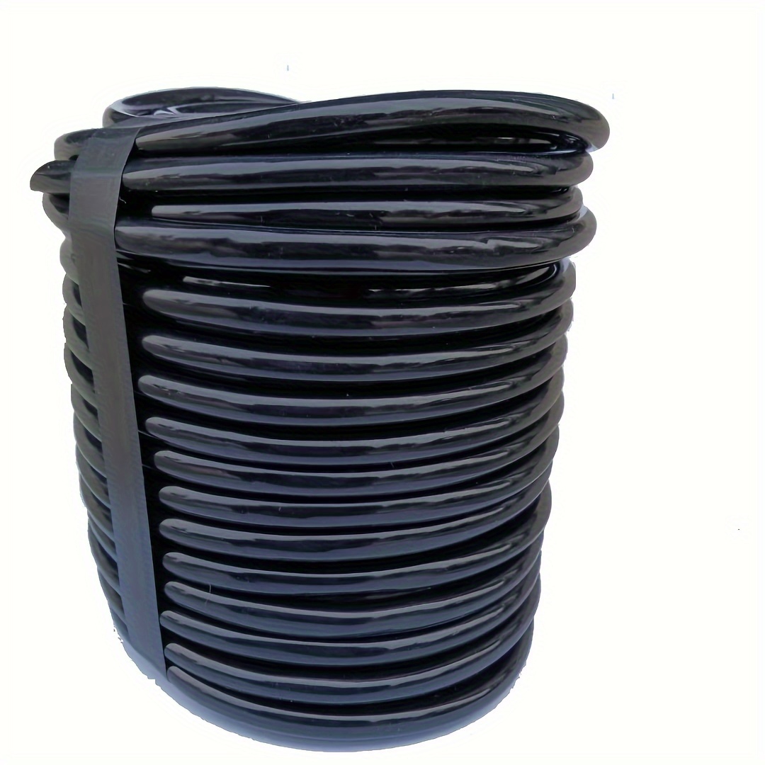 

1 Pack, 1/4 Drip Irrigation Tubing 100 Ft/200ft Black Drip Irrigation Hose Perfect For Diy Garden Irrigation System, Hydroponics, Misting Tubing, Or As Blank Distribution Tubing For Any Garden Project