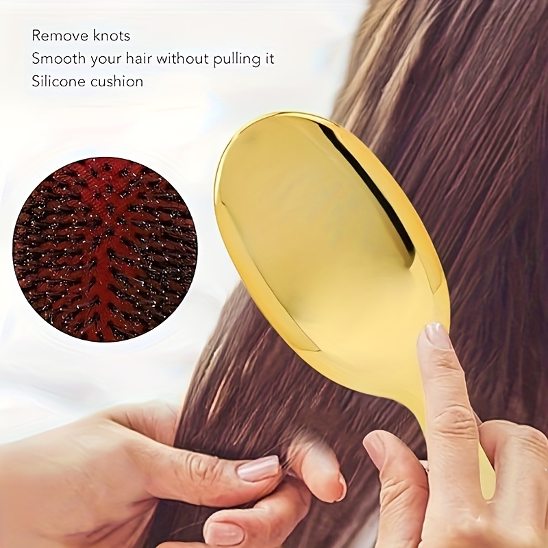 Scalp Massage Brush Air Cushion Comb Electroplating Hair Temu