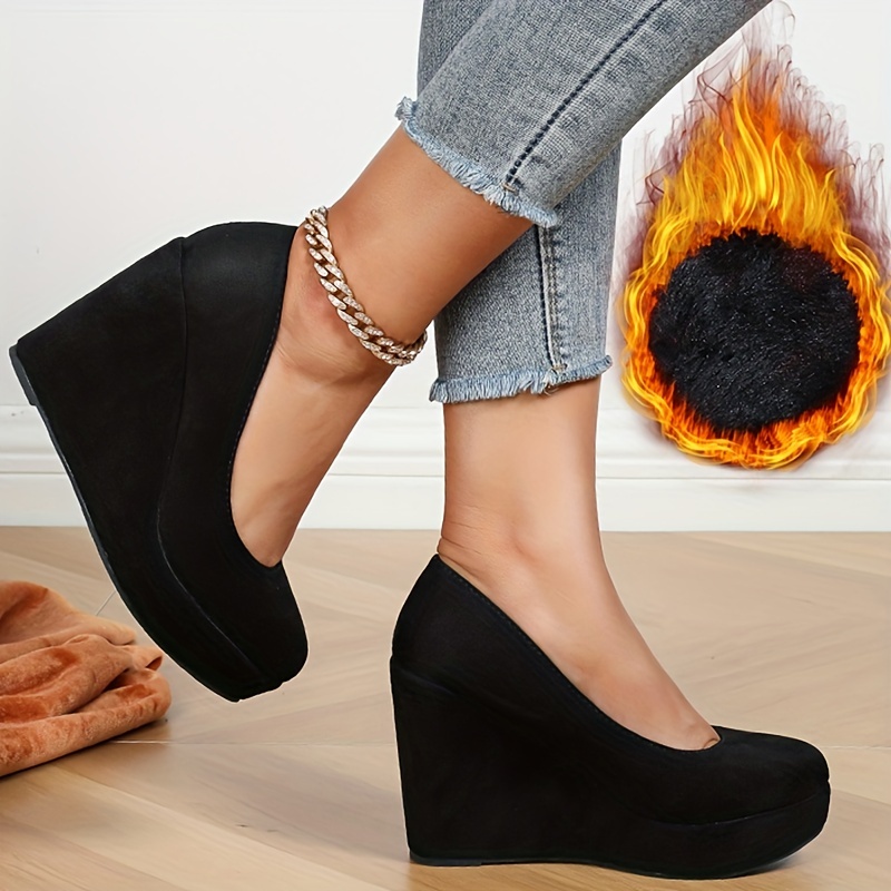 Black Lattice Strap Comfort Wedge Sandal | GET GUSSIED UP – gussied up  online