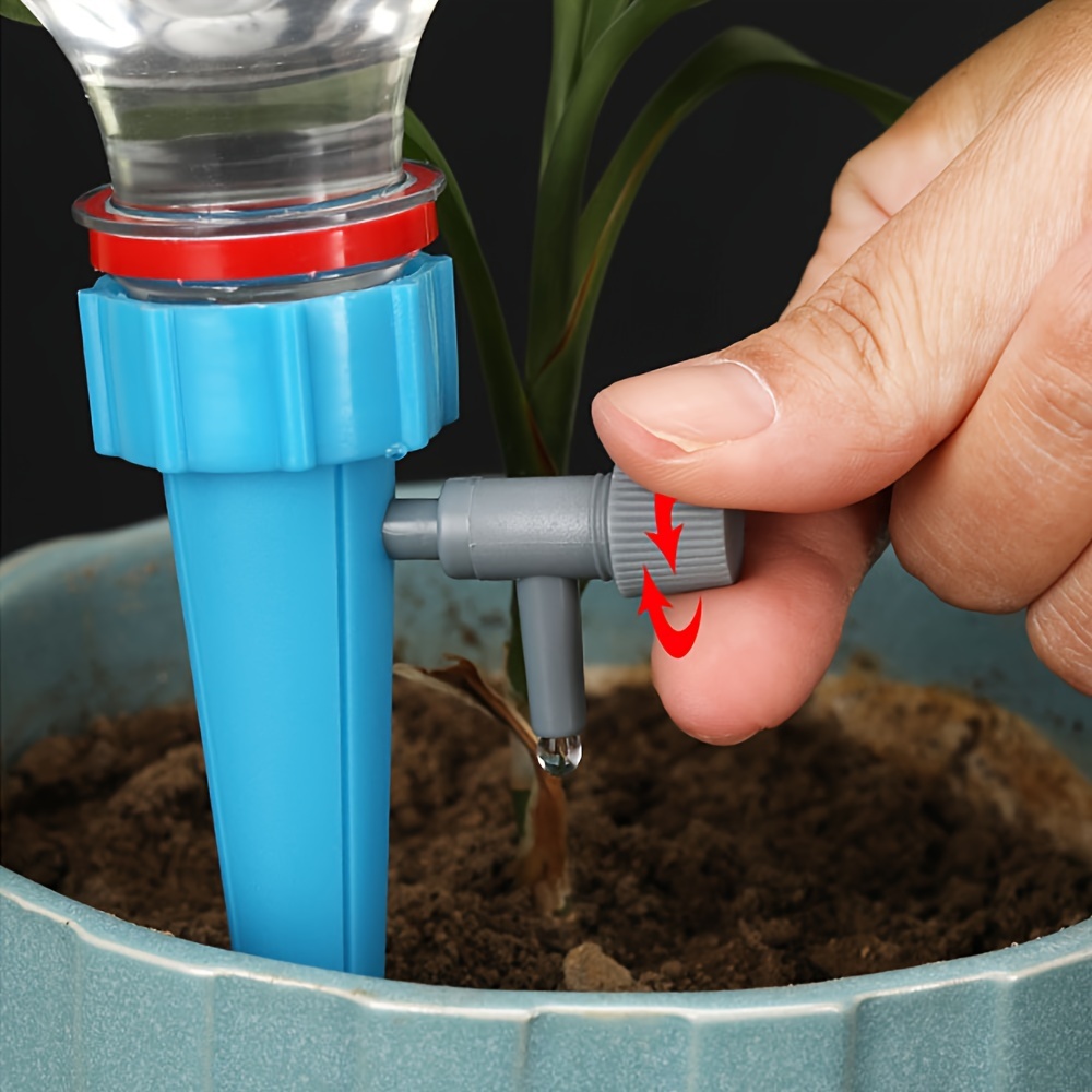 1/3/6/12 Pièces, Dispositif D'arrosage Automatique Kits D'arrosage  Automatique Système De Contrôle D'irrigation Goutte À Goutte De Jardin  Vanne De Contrôle Réglable Pour Plantes Fleurs - Temu Belgium