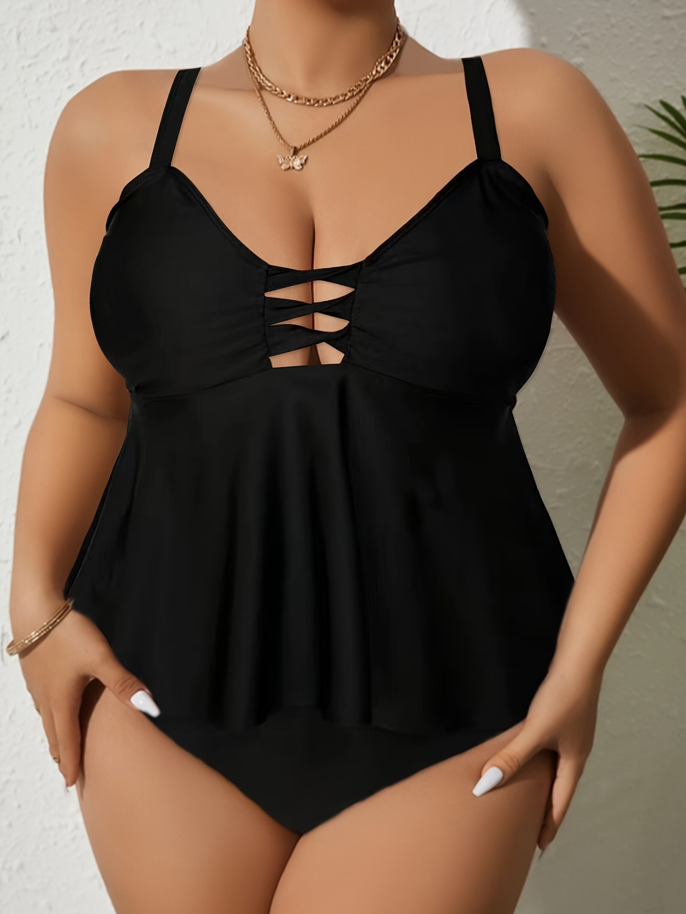 Sexy on sale tankini top