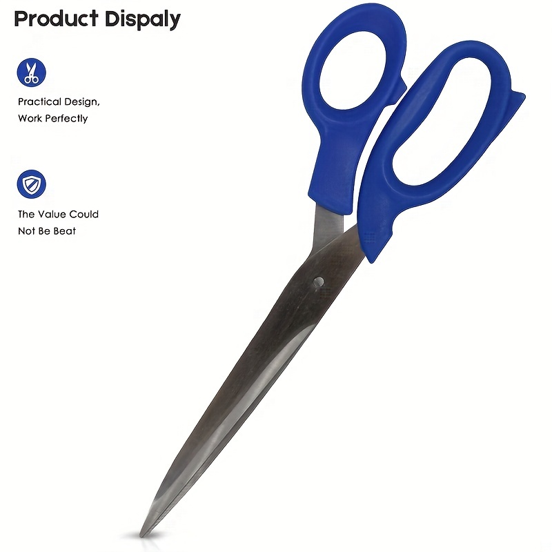 Scissors All Purpose 3 Pack - Craft Scissors for Office, Crafting, School  and Home Supplies, Sharp Titanium Blades Shears, Cute Sewing Scissors for