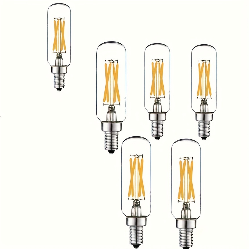 Juego De 6 Bombillas LED Regulables E12 Para Lámpara De - Temu