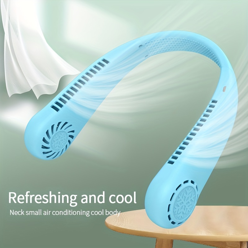 1pc Usb Charging Hanging Neck Cooling Fan Keep Cool And Comfortable ...