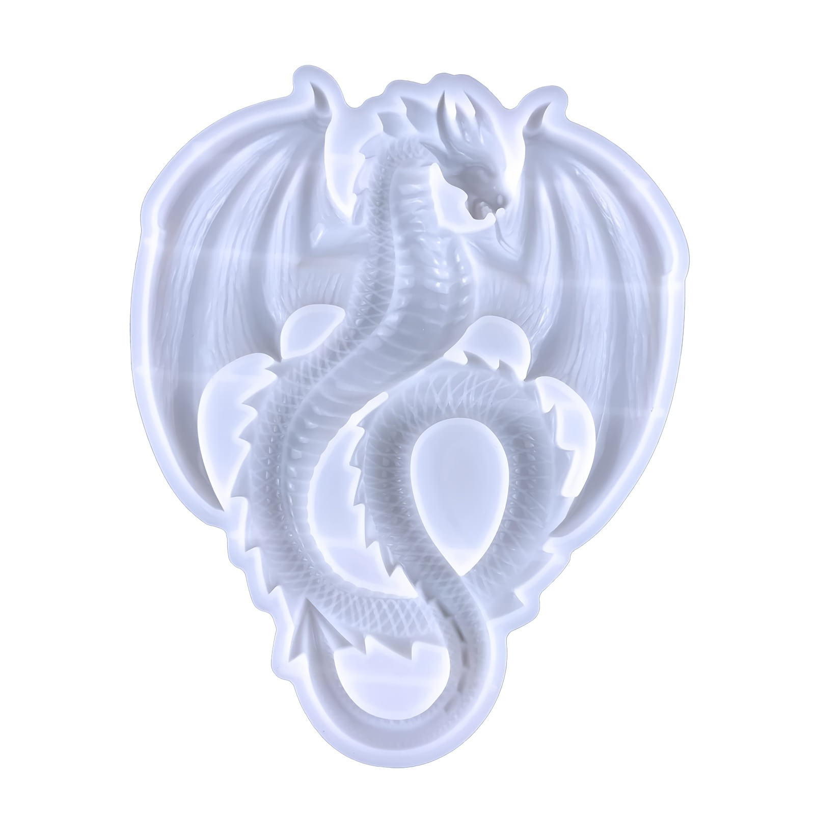 3D Resin Dragon Mold DIY Dragon Animal Silicone Molds Home Hanging