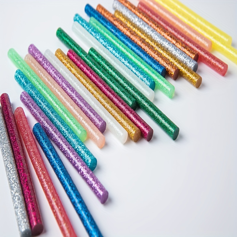 Gartful 72pcs Colored Hot Glue Sticks - 0.4x3.9 12 Colors Hot Melt Glue Sticks, Full size, Adhesive Sticks for Handmade, DIY Craft, General Repair