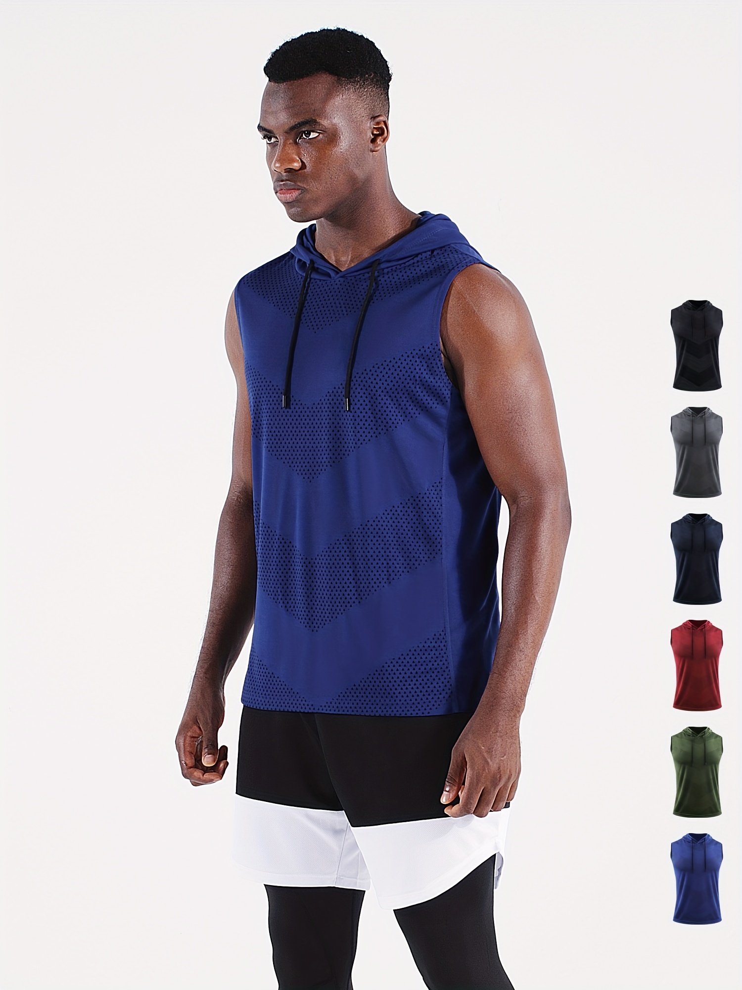 Maillots de basket-ball Chemises Running Vest Gym Vêtements Fitness  Débardeur Hommes Entraînement Singlet Sport Sleeveless Respirant T Shirt