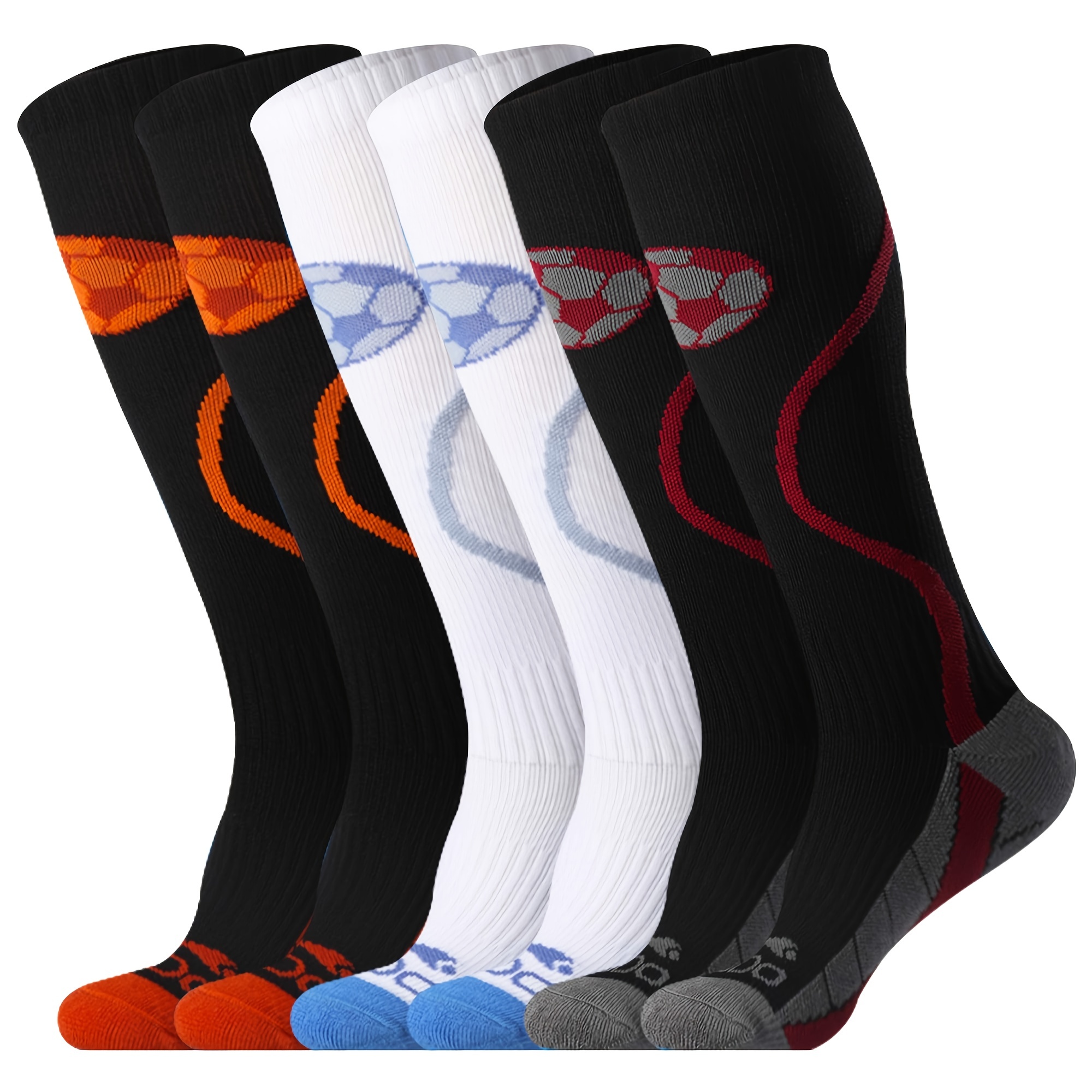 Long Stockings Men Socks Sports Football Socks Over the Knee Socks :  : Clothing, Shoes & Accessories