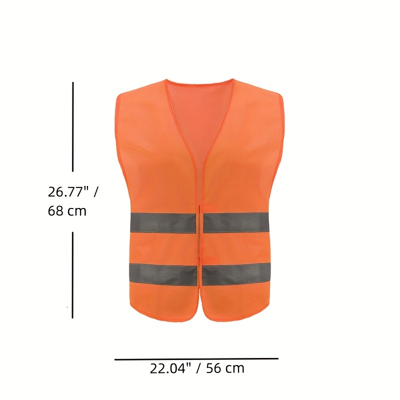 Breathable Reflective Vest, Safety High Visibility Reflective Vest for Men Women,Temu
