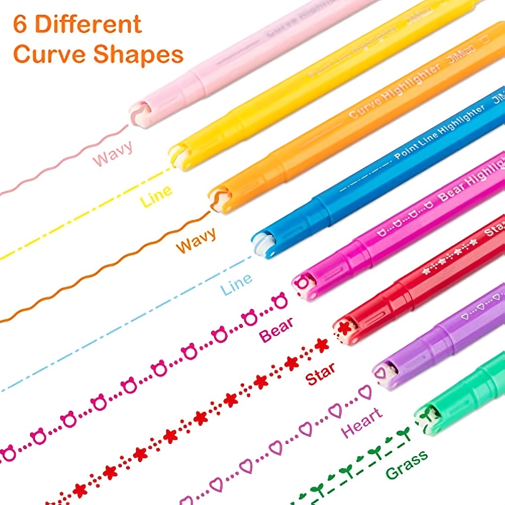 6 Resaltadores De Color Pastel ¡Ideal Para Destacar Tus Apuntes!