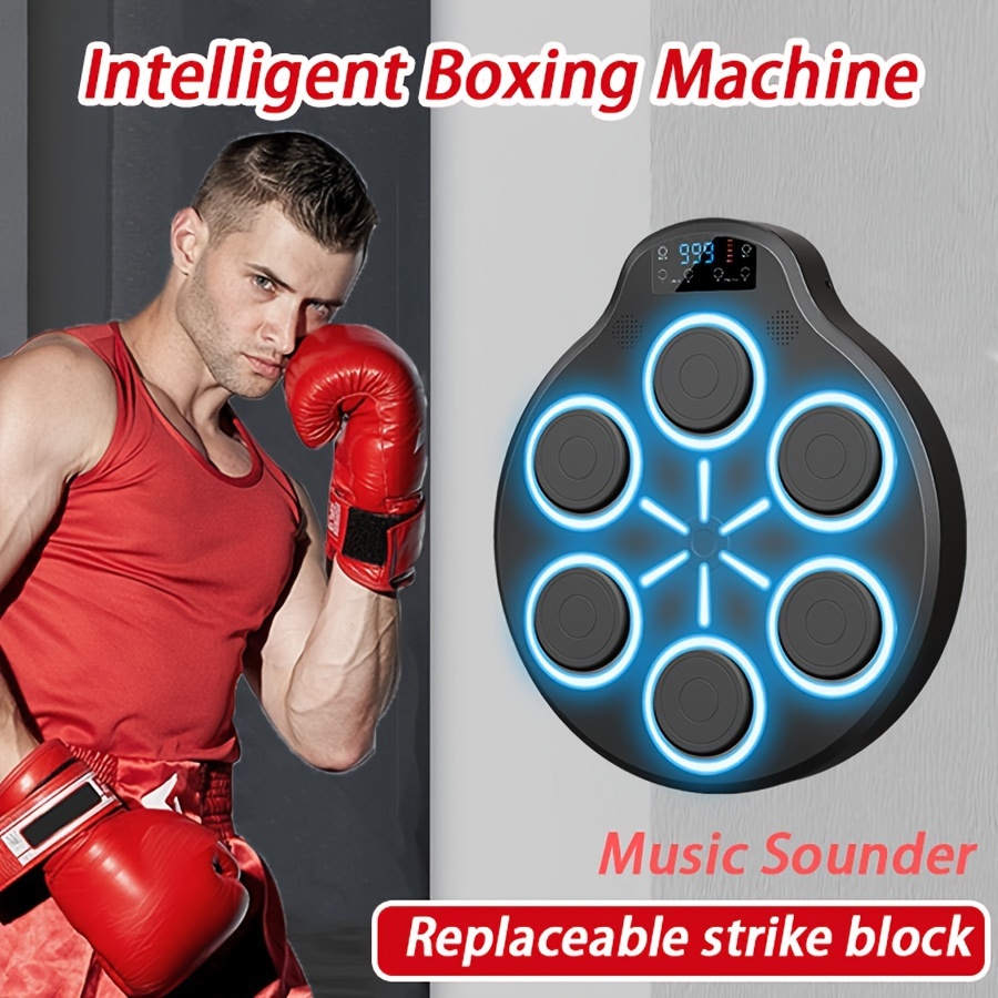 Intelligent Music Boxing Machine Reaction Wall Target Counting Adult Stress  Relief Combat Sandbag Music Punching Target