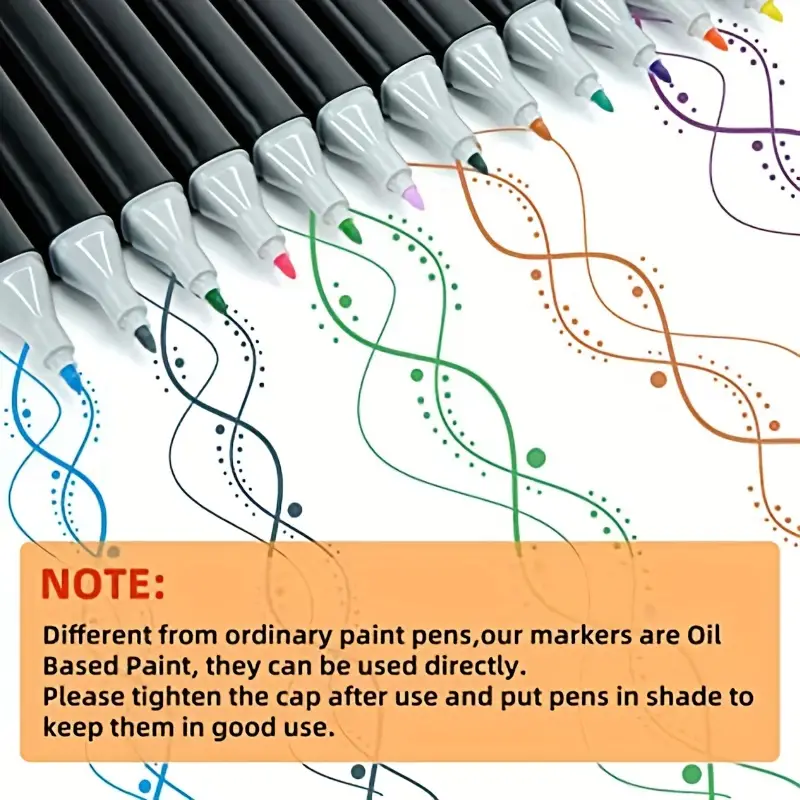 48 Color Alcohol Marker Pens Bright Permanent For Coloring - Temu
