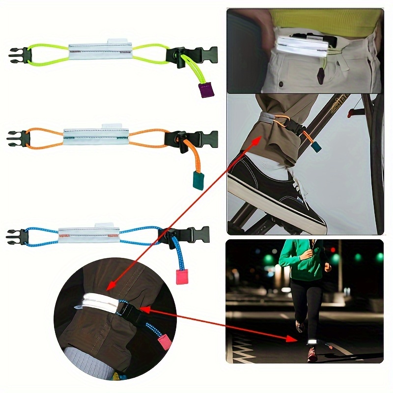 Gilet de sécurité cycliste/running LED clignotantes haute visibilité
