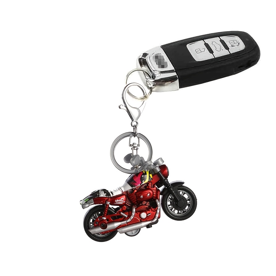 Fashion Personality Motorcycle Key Ring Pendant Tt Key Ring Imitation  Racing Key Chain Cruise Car Scooter Rally Car Off-road Vehicle Key Ring -  Temu