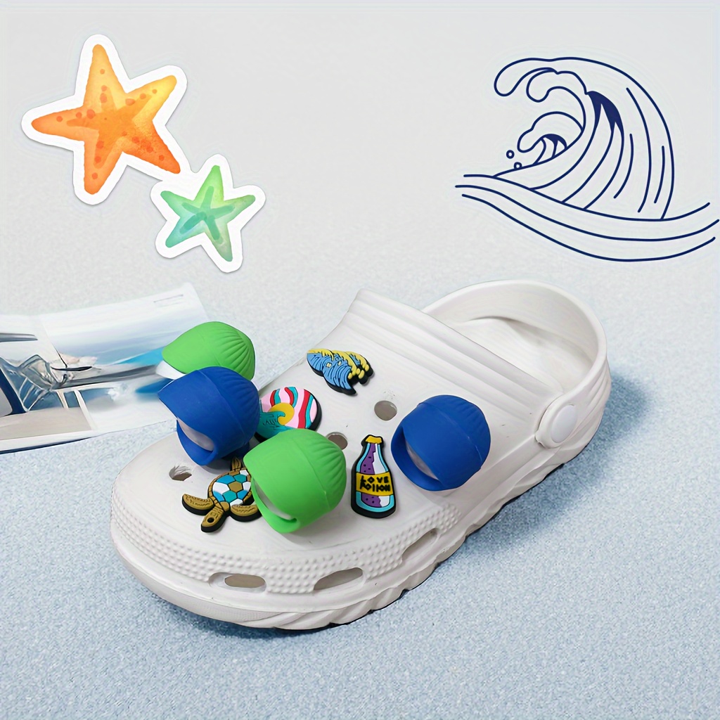 Set/10pcs Cute Cartoon Pattern Shoe Charms for Slipper Sandals for Shoes Decorative Accessories,Temu