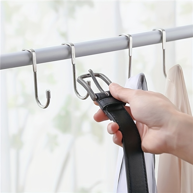 Stainless Steel Z hooks Flat Hooks Behind Kitchen Doors - Temu