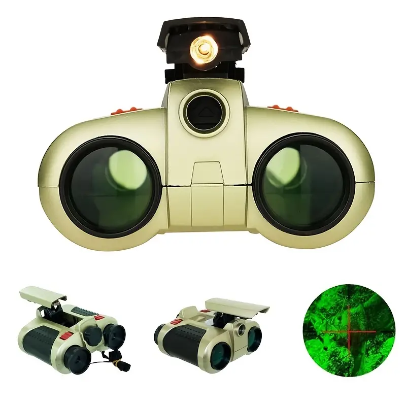 4x30mm childrens toy gift high definition binoculars with lights night vision binoculars details 3