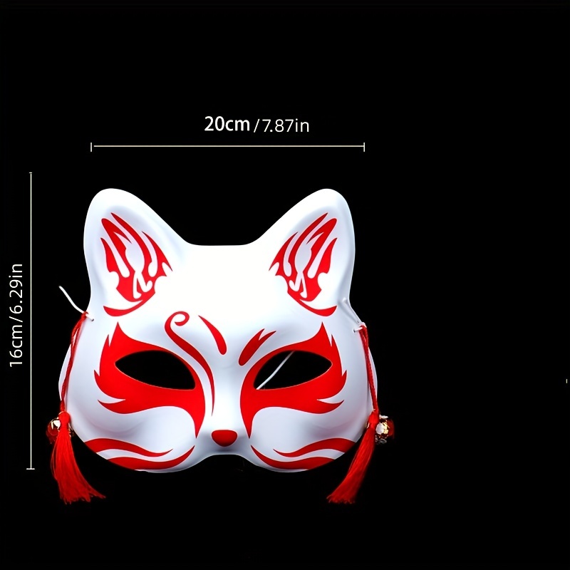 Men's Half Face Mask Fox Mask Antique Mask Cosplay Mask - Temu