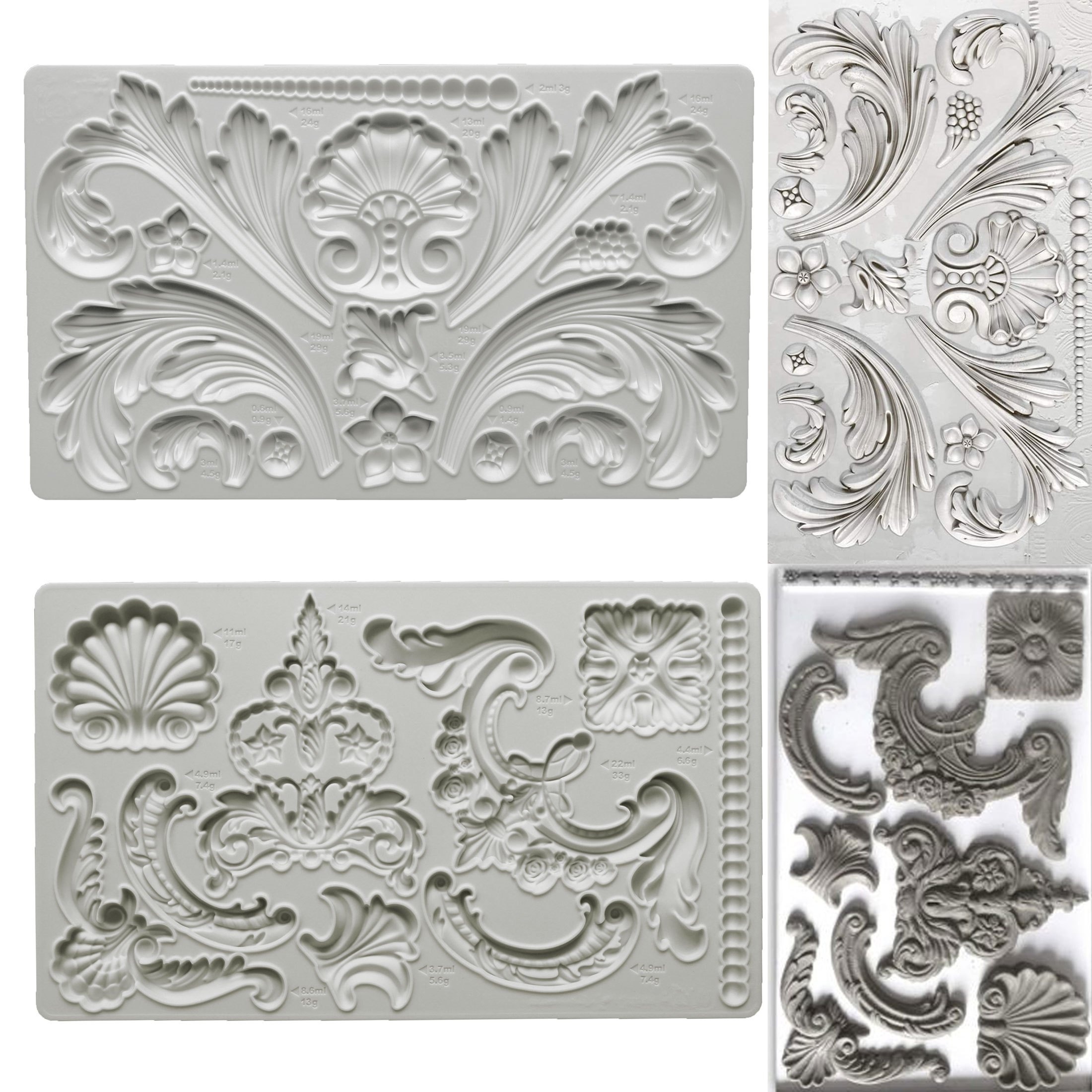 

1pc Totem Scroll Relief Silicone Mold Fondant Cake Decoration Tool Gumpaste Sugarcraft Chocolate Forms Bakeware Tools