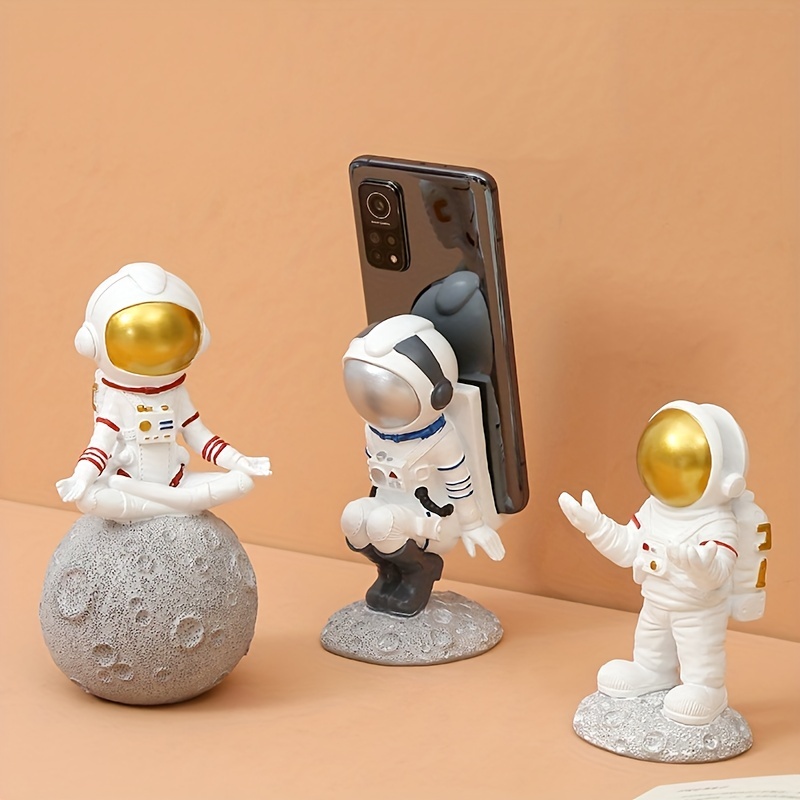 Astronauten-Handyhalterung aus Harz, Raumfahrer, handgefertigt, kreatives  Geschenk, Desktop-Dekoration, Basteln, Astronauten-Tischzubehör - Temu  Austria