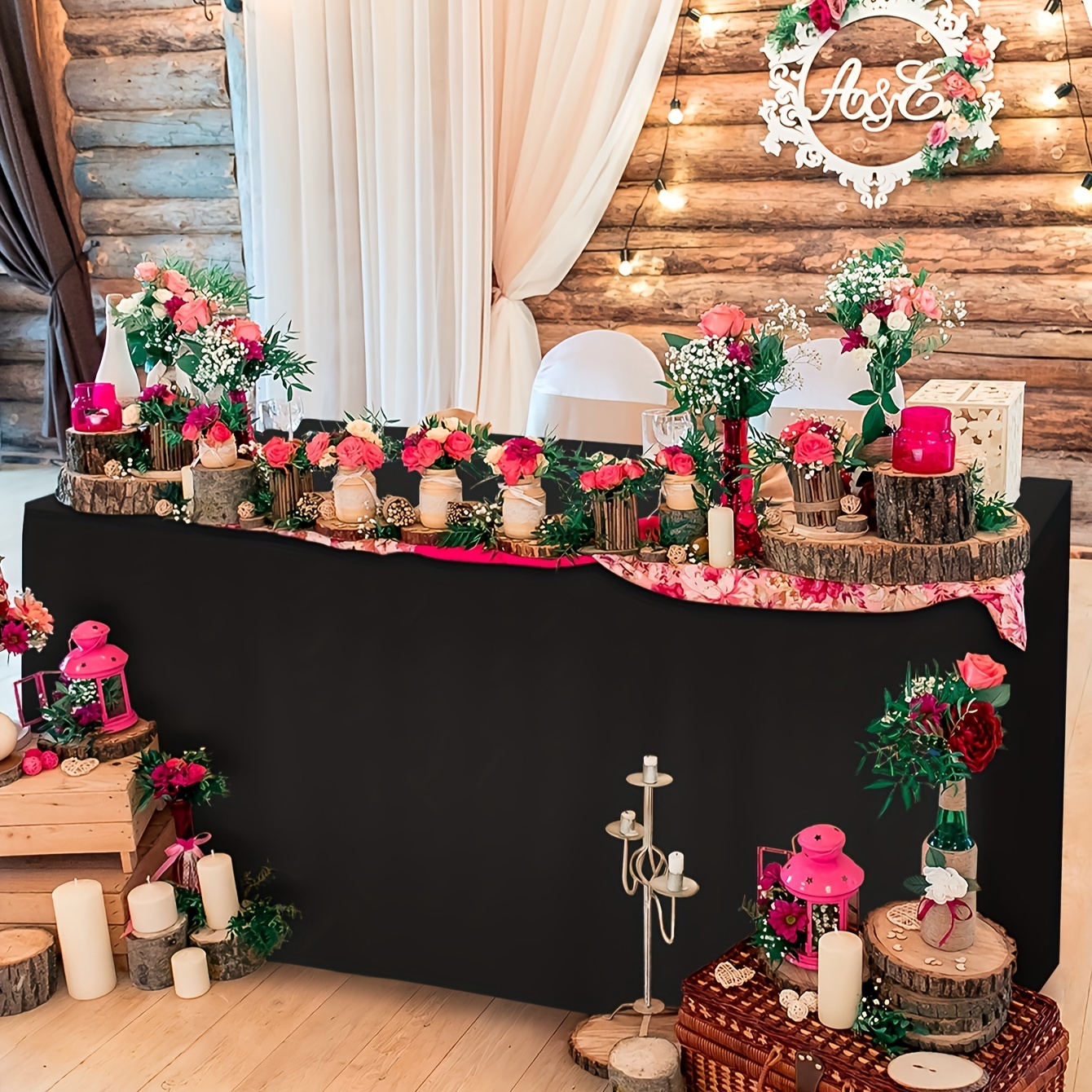 Accesorios dulces faldas de mesa de tul, suministros de cumpleaños,  manteles para eventos, vajilla Rectangular, centros de mesa de boda, azul -  AliExpress